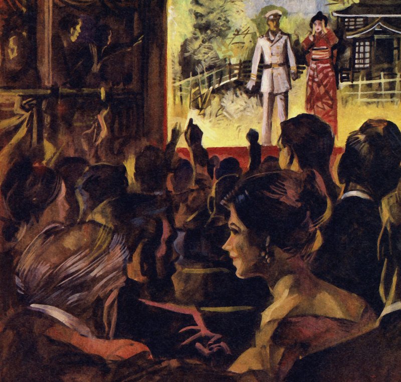 A közönség kiabált és sziszegett a Madame Butterfly bemutatkozó előadása alatt alkotó: English School