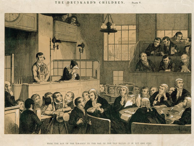 Az Old Bailey bárja alkotó: English School
