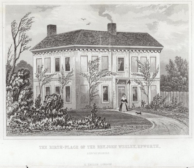 John Wesley tiszteletes szülőhelye alkotó: English School