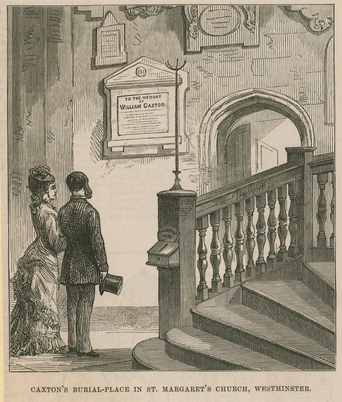 William Caxton temetkezési helye alkotó: English School