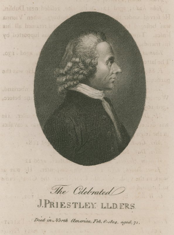 Az ünnepelt Joseph Priestley alkotó: English School
