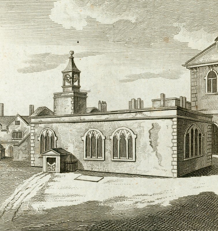 A kápolna a londoni Towerben alkotó: English School