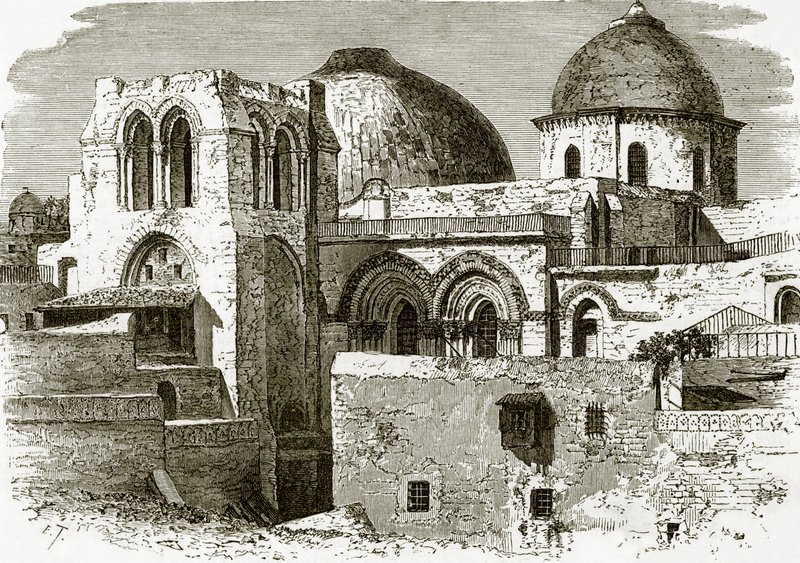 A jeruzsálemi szent sír temploma alkotó: English School