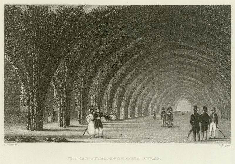 A Fountains Abbey kolostorai alkotó: English School