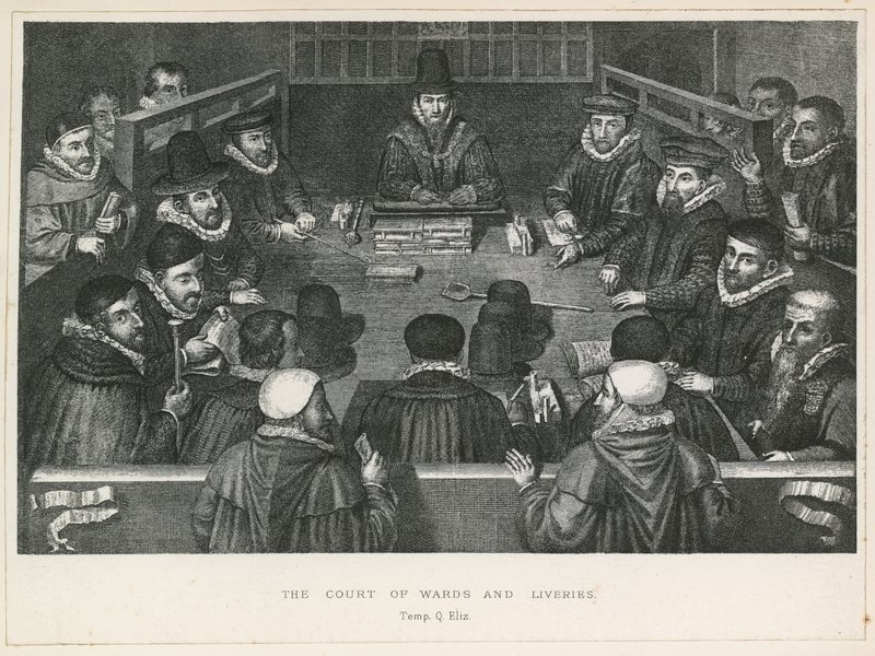 A gyámok udvara és a festmények I. Erzsébet királyné idejében alkotó: English School