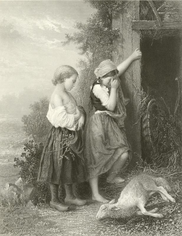 A döglött bárány alkotó: English School