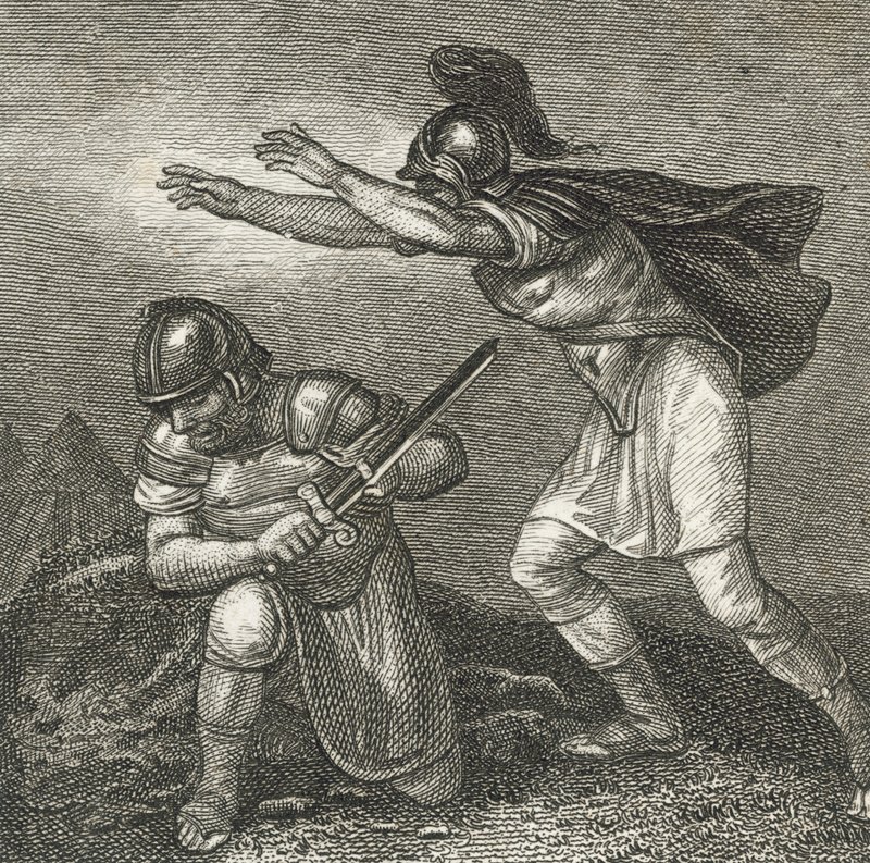 Brutus halála (metszet) alkotó: English School