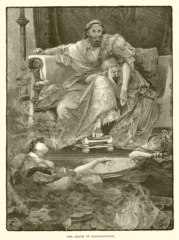 Sardanapalus halála alkotó: English School