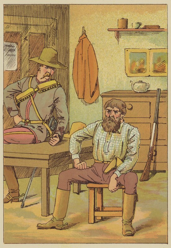 Az indulás (színes metszet) alkotó: English School