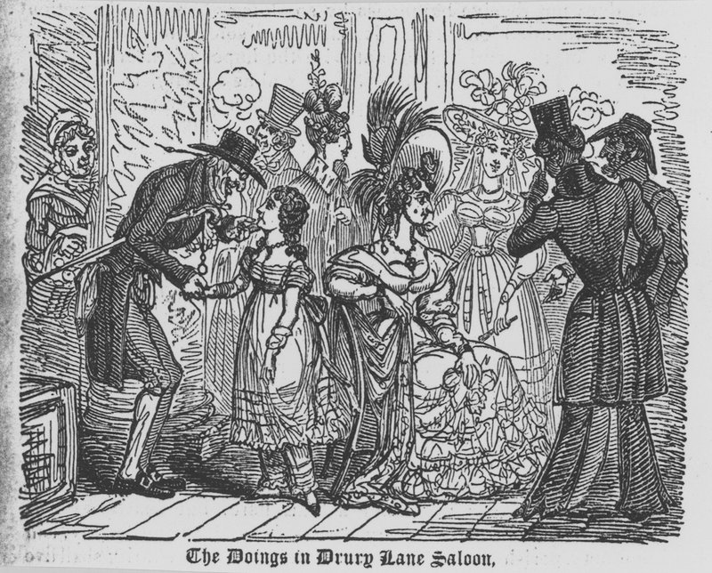 Egy Drury Lane szalonban végzett tevékenység alkotó: English School