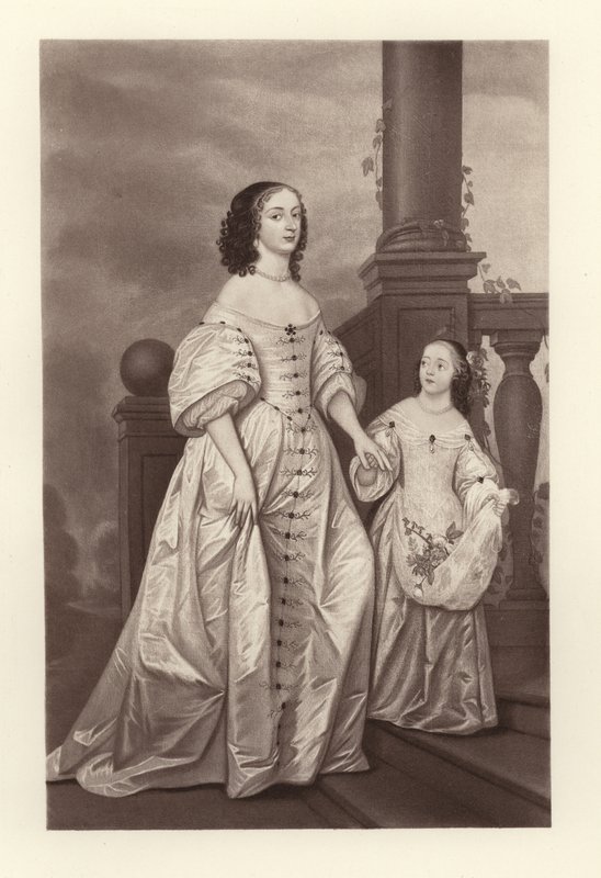 Sophia választónő és lánya, Sophia Charlotte Poroszország királynője alkotó: English School