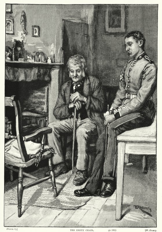 Az üres szék (metszet) alkotó: English School