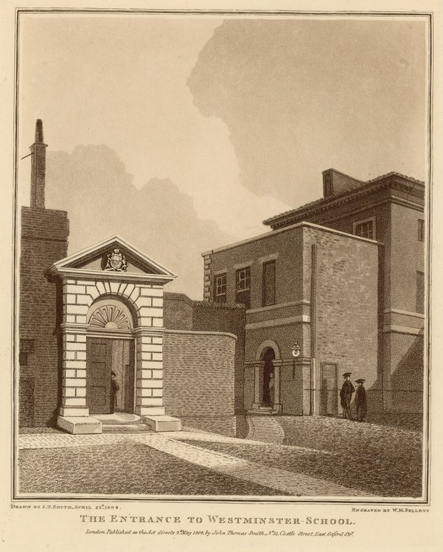 A Westminster Iskola bejárata alkotó: English School