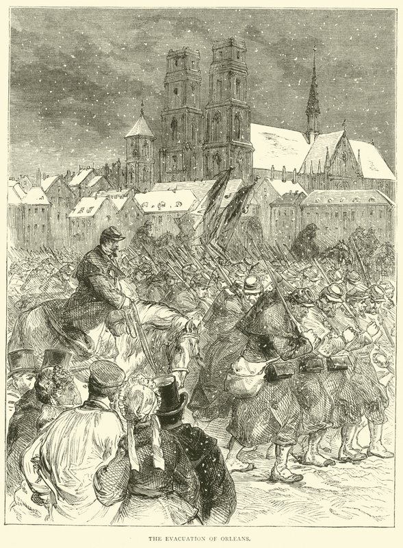 Orléans kiürítése, 1870. december alkotó: English School