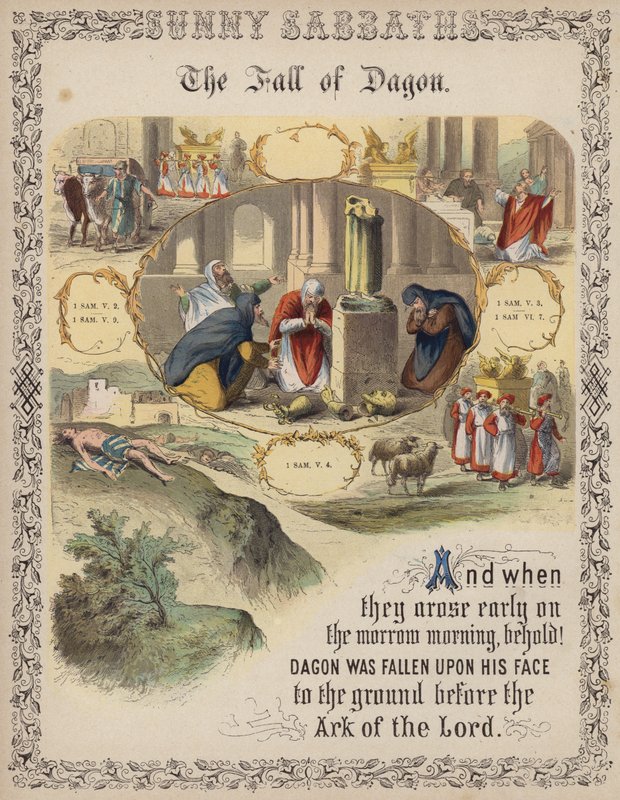 Dagon bukása (színes metszet) alkotó: English School