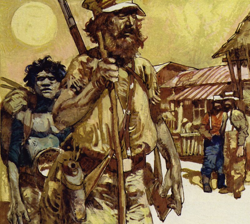 Ausztrália első felfedezését Edward John Eyre végezte alkotó: English School
