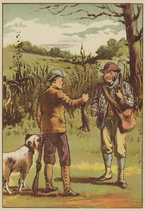Az első ölés (színes metszet) alkotó: English School
