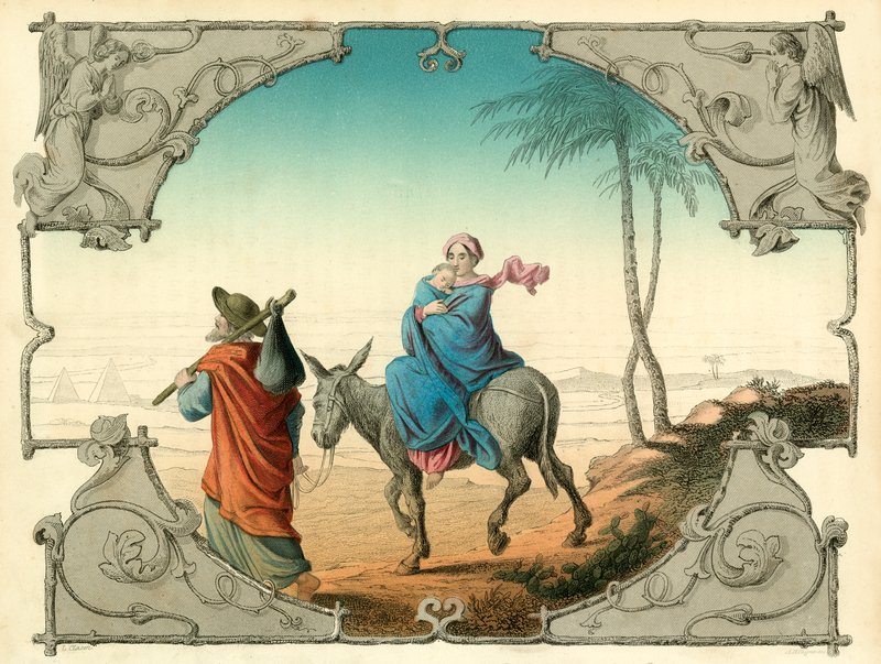 Repülés Egyiptomba alkotó: English School
