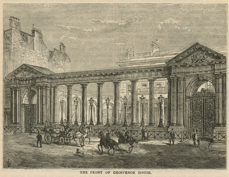 A londoni Grosvenor House eleje alkotó: English School
