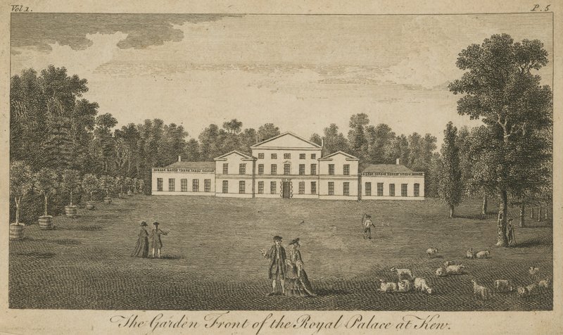 A londoni Kew-i királyi palota kertje alkotó: English School