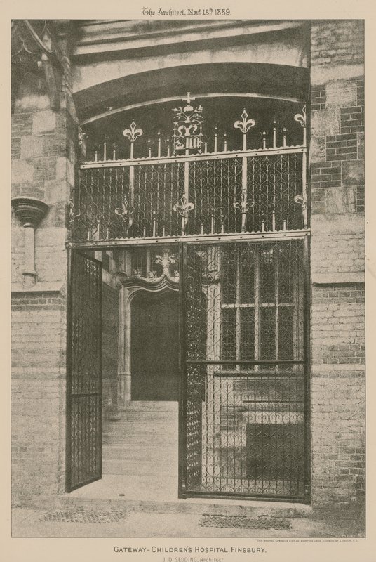 Az átjáró, Gyermekkórház, Finsbury; fénykép alkotó: English School