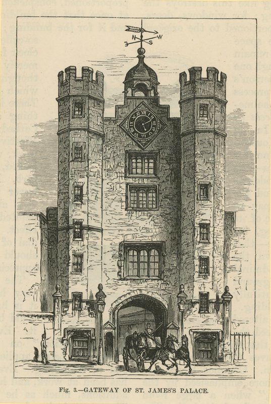 A Szent Jakab-palota kapuja alkotó: English School