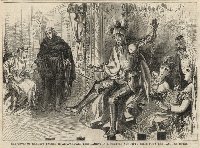 Hamlet apjának szelleme kínos helyzetben alkotó: English School