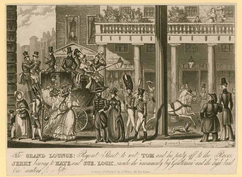A nagy társalgó, a Regent Street alkotó: English School