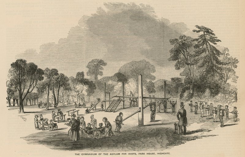 Az Idióták Asylum tornaterme alkotó: English School