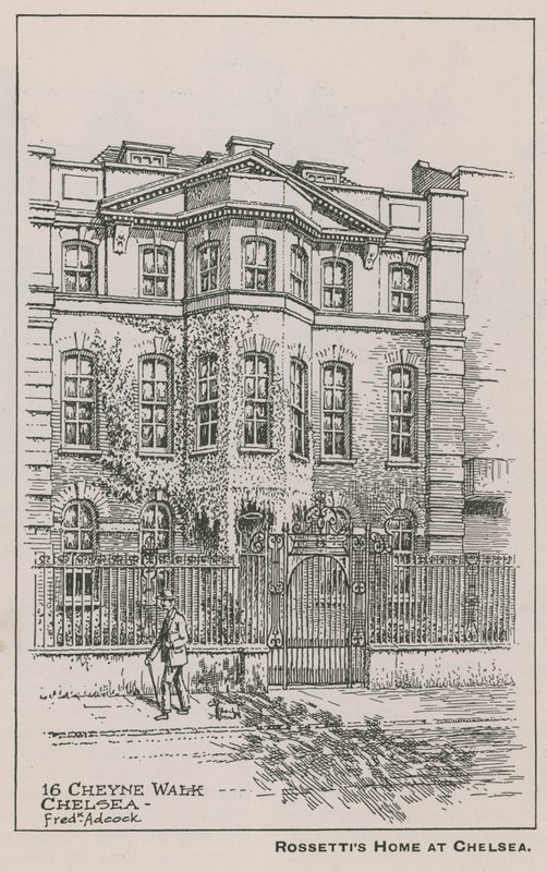 Dante Gabriel Rossetti otthona alkotó: English School