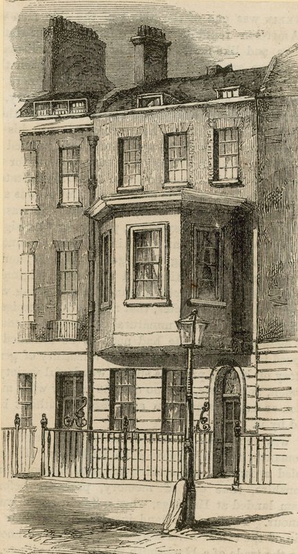 A ház, amelyben Benjamin Franklin lakott alkotó: English School