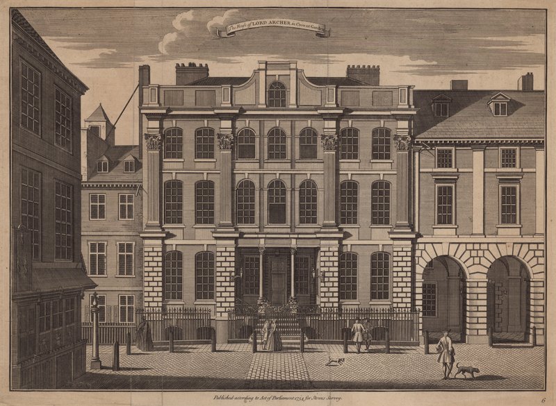 Lord Archer háza Covent Gardenben alkotó: English School