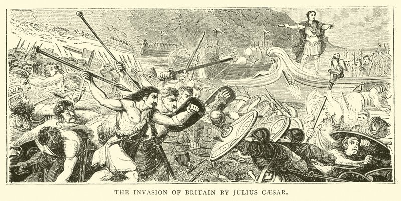 Julius Caesar brit inváziója alkotó: English School