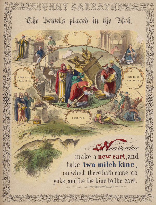 A bárkába helyezett ékszerek (színes metszet) alkotó: English School
