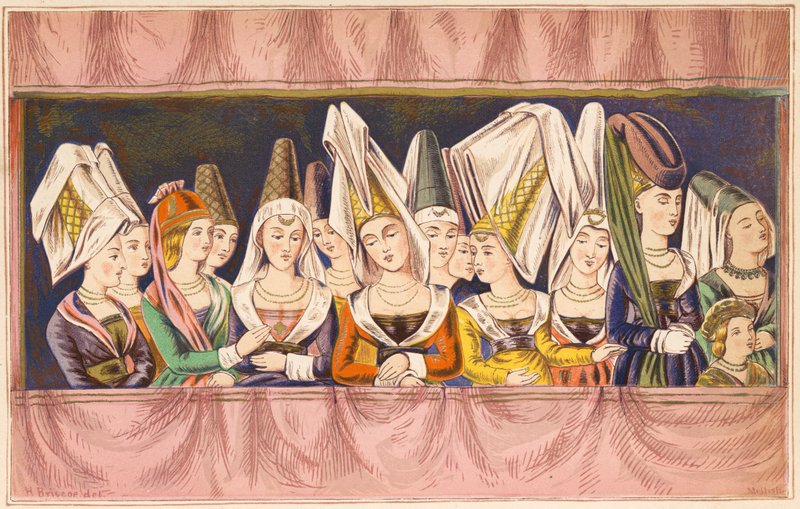 A hölgyek a versenyen alkotó: English School