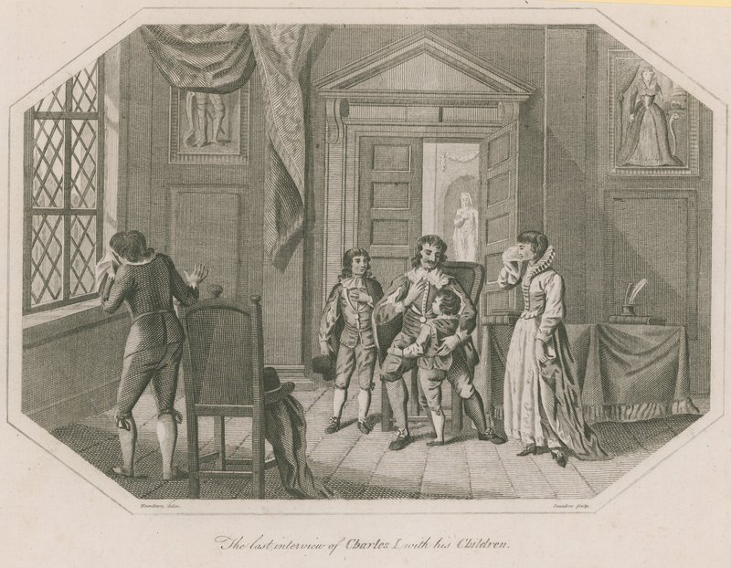 I. Károly király utolsó interjúja gyermekeivel alkotó: English School