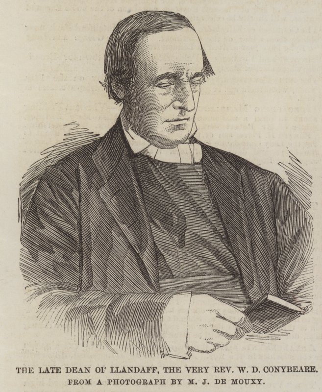Llandaff néhai dékánja, W D Conybeare tiszteletes (metszet) alkotó: English School