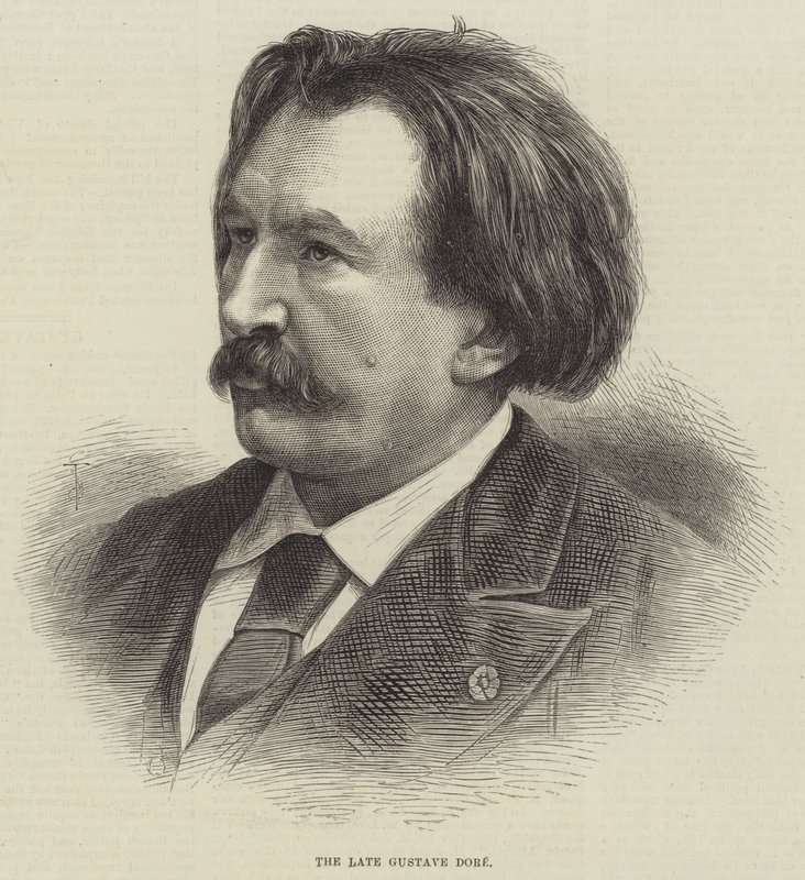 A néhai Gustave Dore (metszet) alkotó: English School