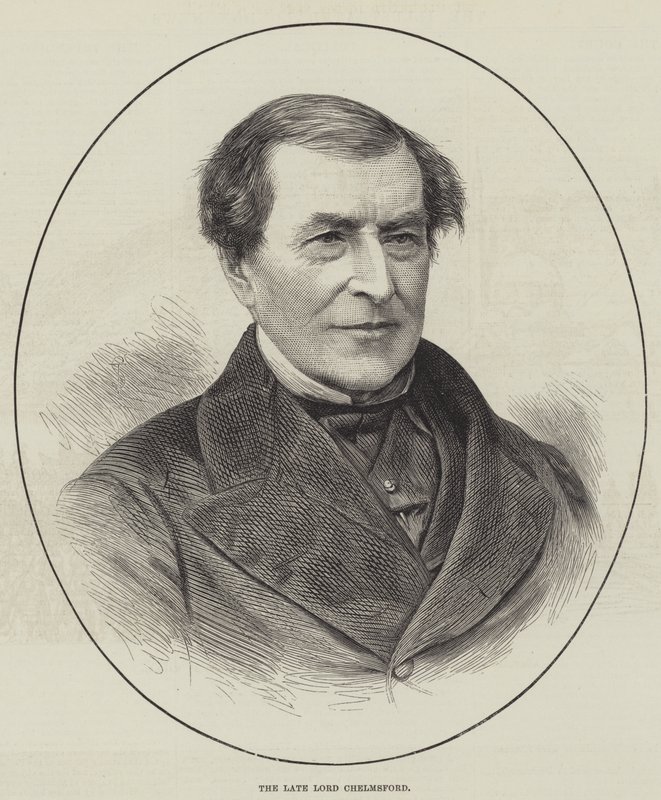 A néhai Lord Chelmsford (metszet) alkotó: English School