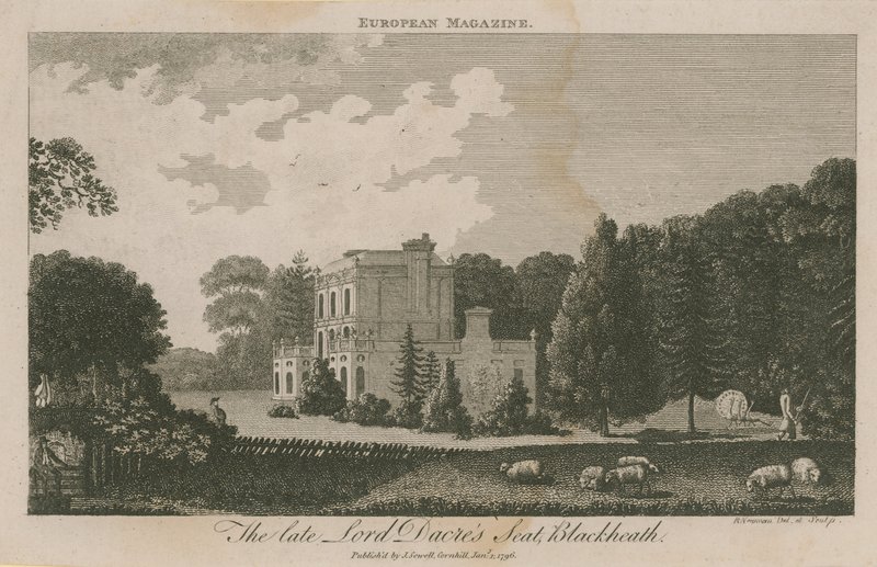 A néhai Lord Dacres székhelye Blackheathben alkotó: English School