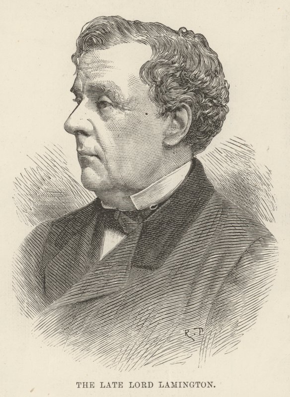 A néhai Lord Lamington (metszet) alkotó: English School