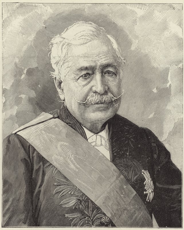 A néhai M. Ferdinand de Lesseps alkotó: English School