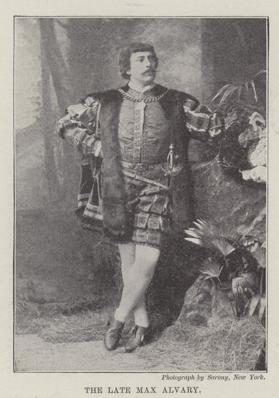 A néhai Max Alvary (metszet) alkotó: English School