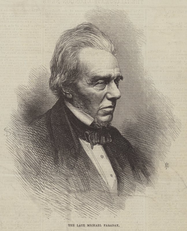 A néhai Michael Faraday (metszet) alkotó: English School