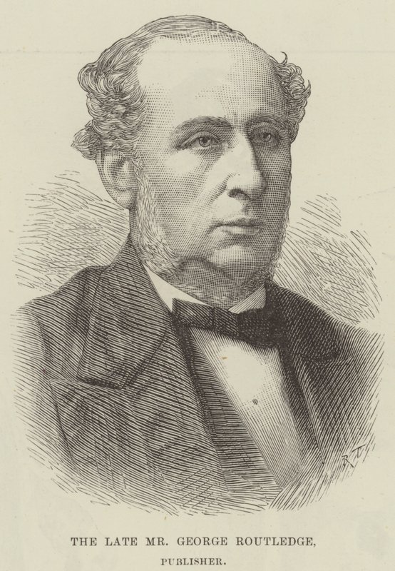 A néhai George Routledge úr, kiadó (metszet) alkotó: English School