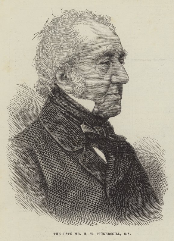 A néhai Mr. H. W. Pickersgill, RA (metszet) alkotó: English School