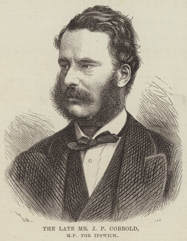 A néhai J. P. Cobbold úr, Ipswich képviselője (metszet) alkotó: English School