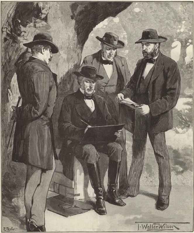 A néhai Jefferson Davis úr alkotó: English School