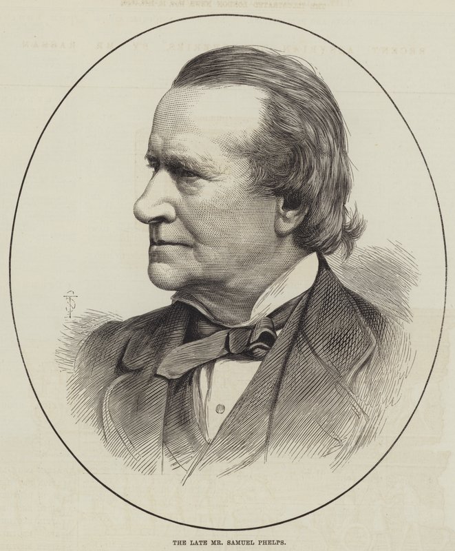 A néhai Samuel Phelps úr (metszet) alkotó: English School