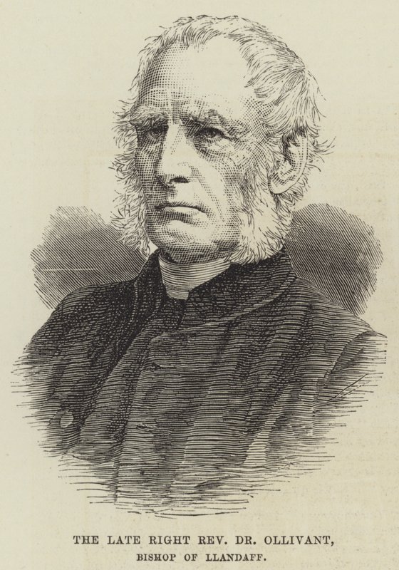 A néhai jobboldali tiszteletes, Dr Ollivant, Llandaff püspöke (metszet) alkotó: English School